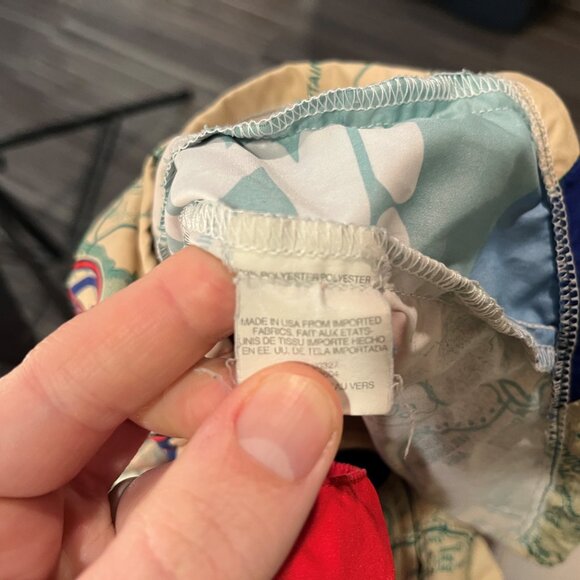 Vintage Pearl Izumi Men's red & beige Cycle Oregon full zip Jacket Small S - Picture 5 of 5